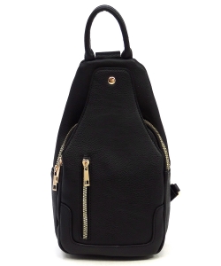 Fashion Sling Backpack AD2766 BLACk